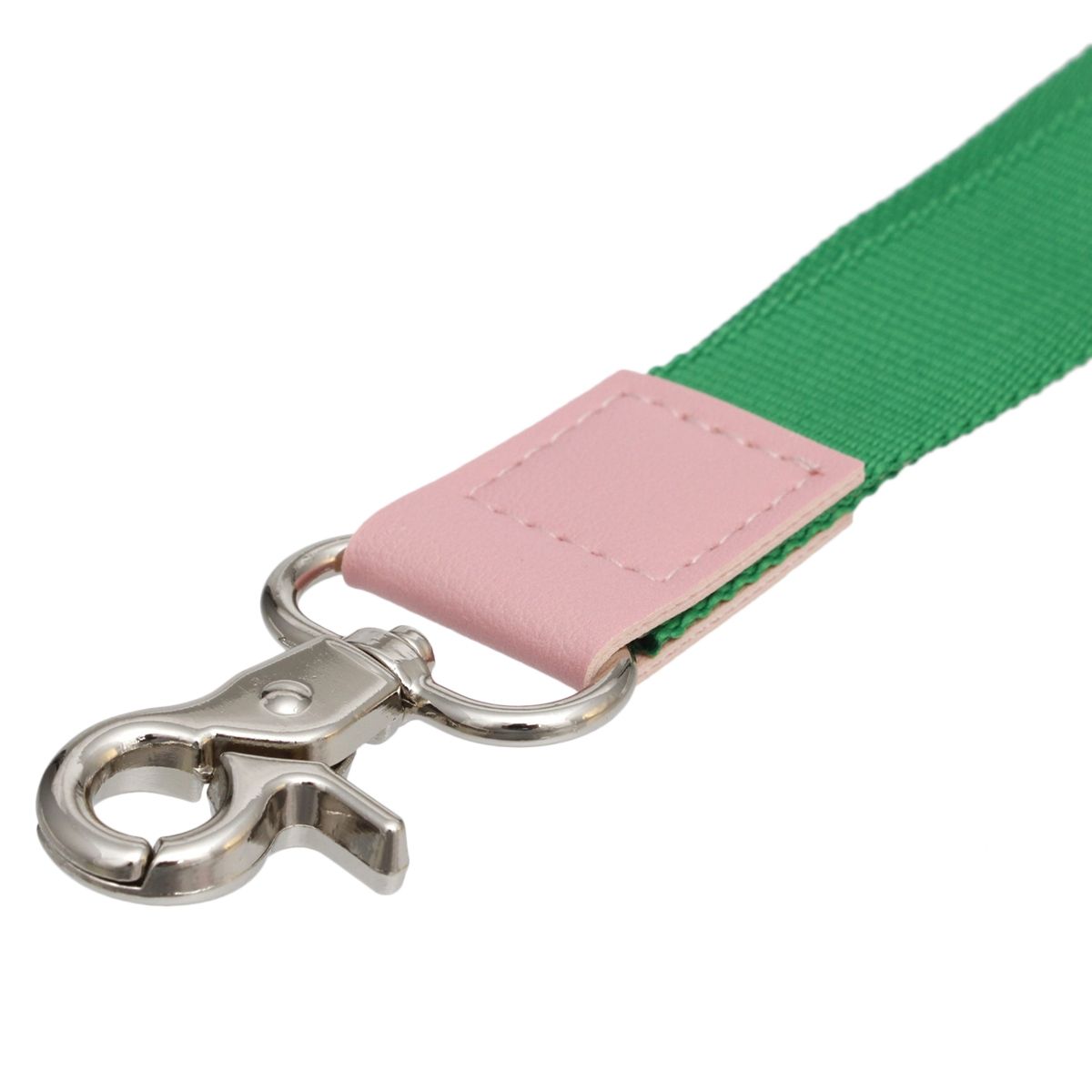 AKA Green Canvas Lanyard ID Badge Clip Women