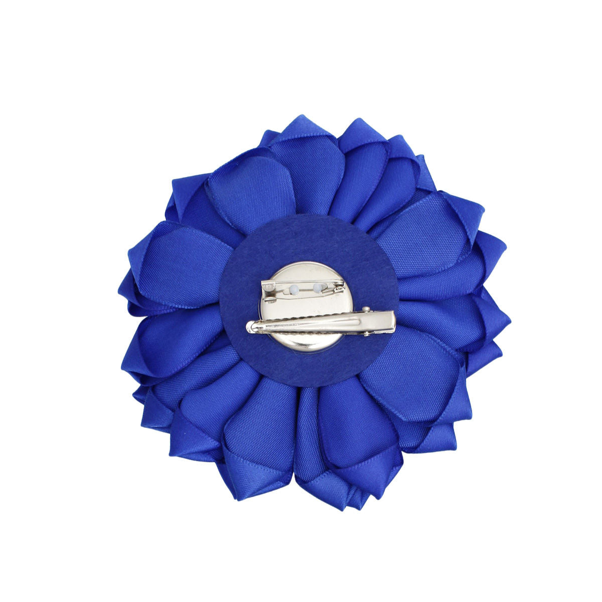 ZPB Sorority Blue White Flower Pearl Brooch Women