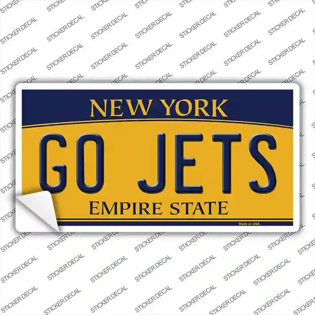 Go Jets Fan Bumper Sticker