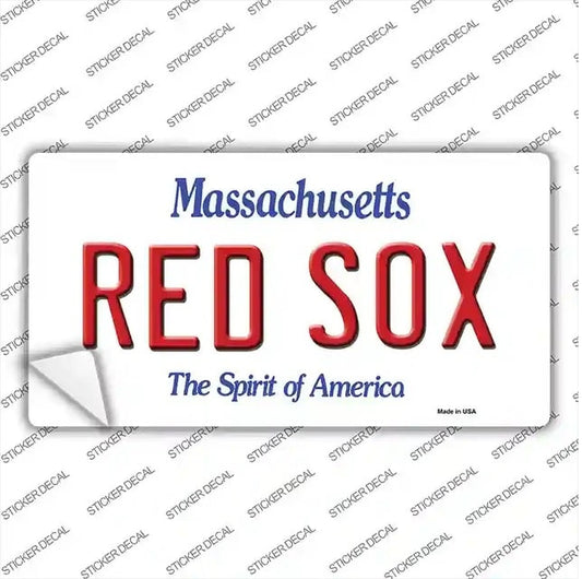 Go Red Sox Peel and Stick Bumper Stickers
