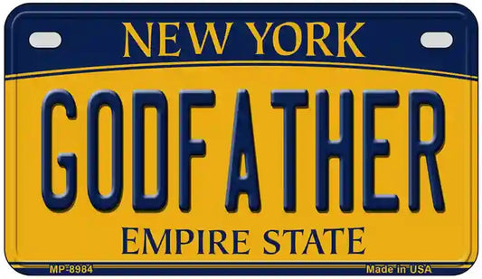 Godfather Motorcycle License Plate