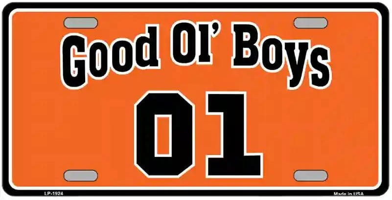 Good Ol Boys Dukes of Hazzard Novelty License Plate