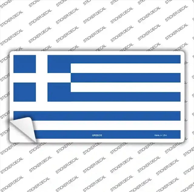 Flag Of Greece Bumper Sticker