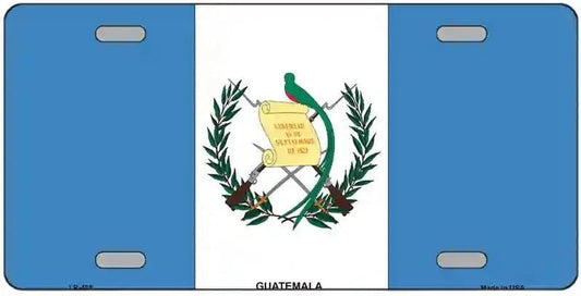 Guatemala Flag Metal Novelty License Plate