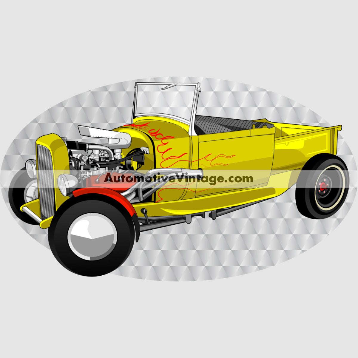 Happy Days Ford Pickup Famous Car Chest Logo T-shirt