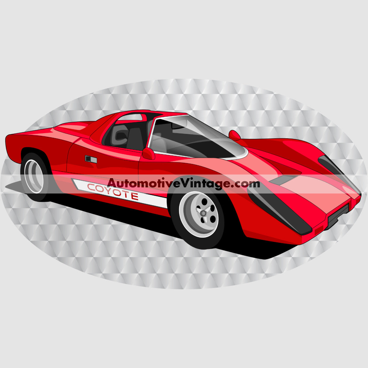 Hardcastle and McCormick Coyote Famous Car Chest Logo T-shirt