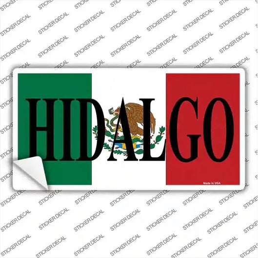 Hidalgo Mexico Novelty Sticker Decal
