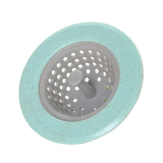 High Quality 2PCS Portable Silicone Sink Strainer Waste Plug Sink Filter Waste Collector Kitchen Bathroom Accessories Colanders & Strainers