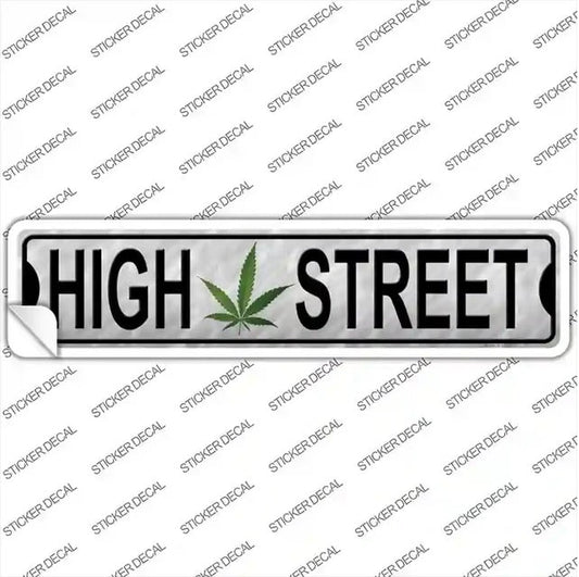 High Street Novelty Narrow Sticker Decal