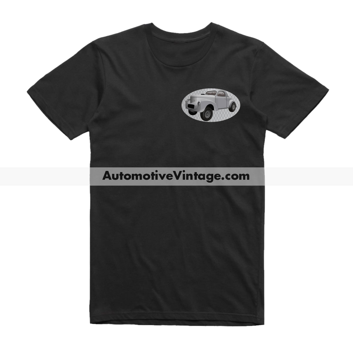 Hot Rod Willys Famous Car Chest Logo T-shirt