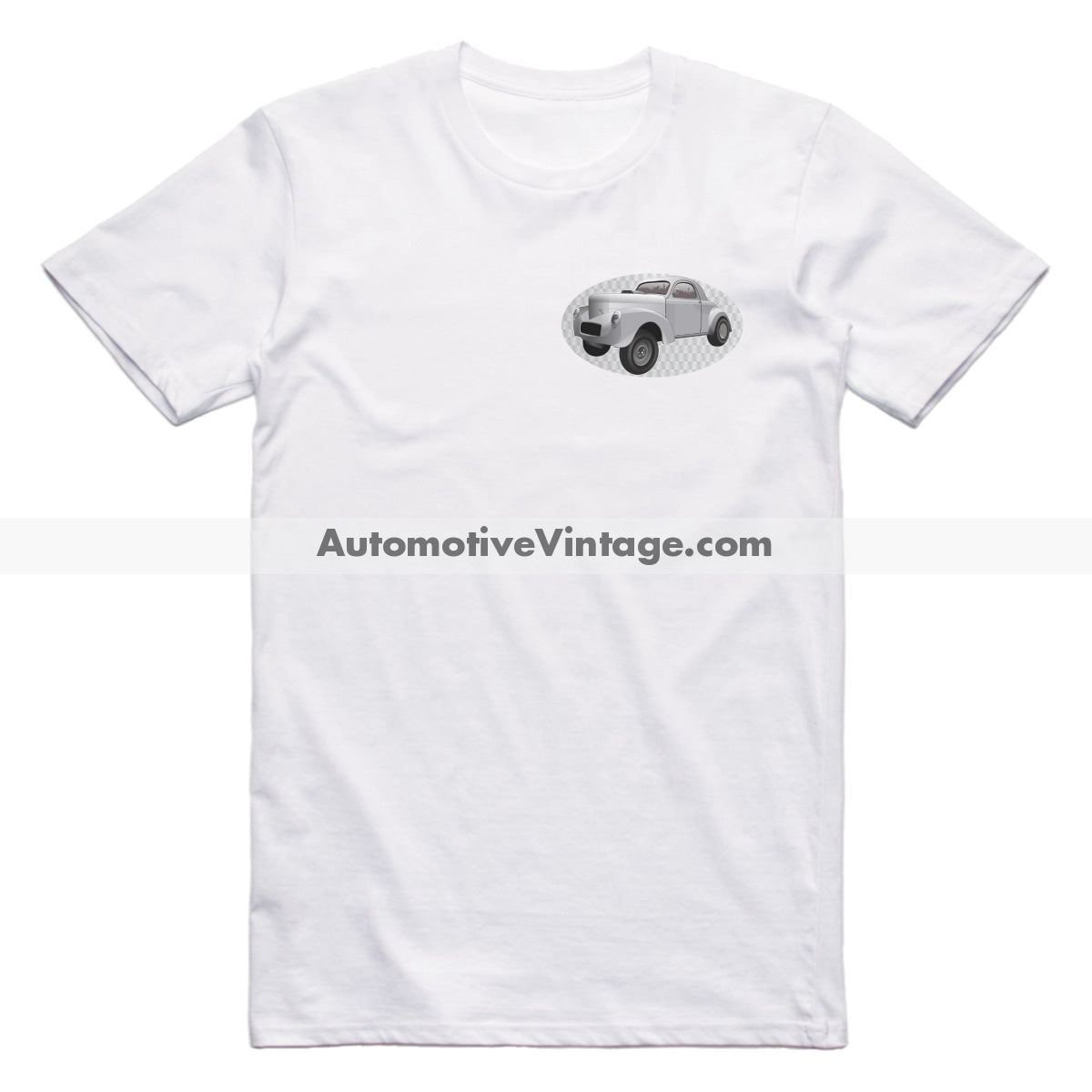 Hot Rod Willys Famous Car Chest Logo T-shirt