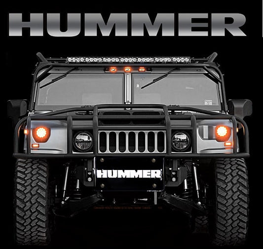 License plate mounted on Hummer