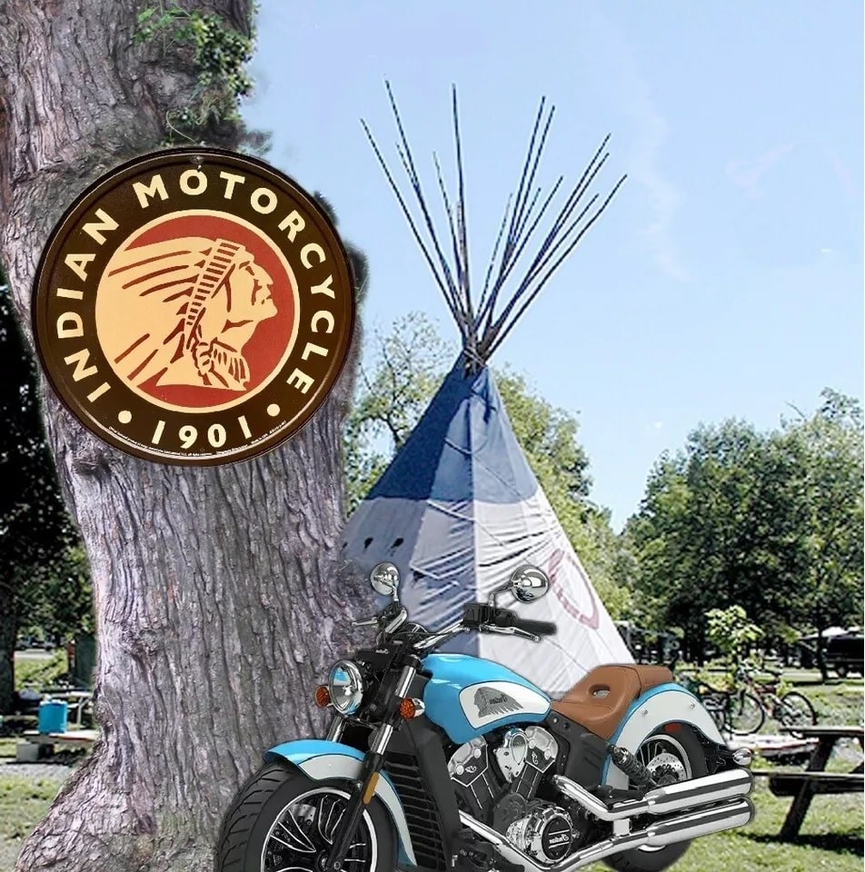 Context Indian Motorcycles 1901 Circular Sign