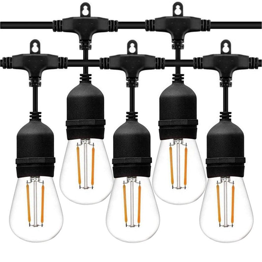 IP65 LED String Lights Retro Edison Filament Bulb Bright Daylight White Antique LED Filament Bulbs For Party Outdoor Garden Holiday Wedding Light String