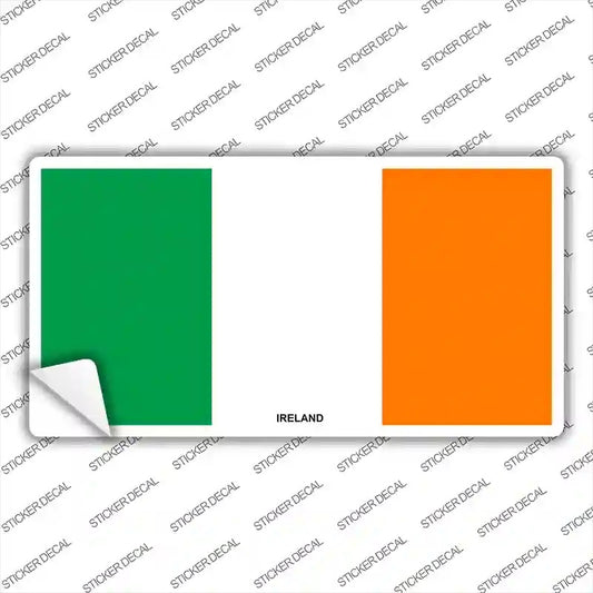 Irish Flag Novelty Sticker Decal