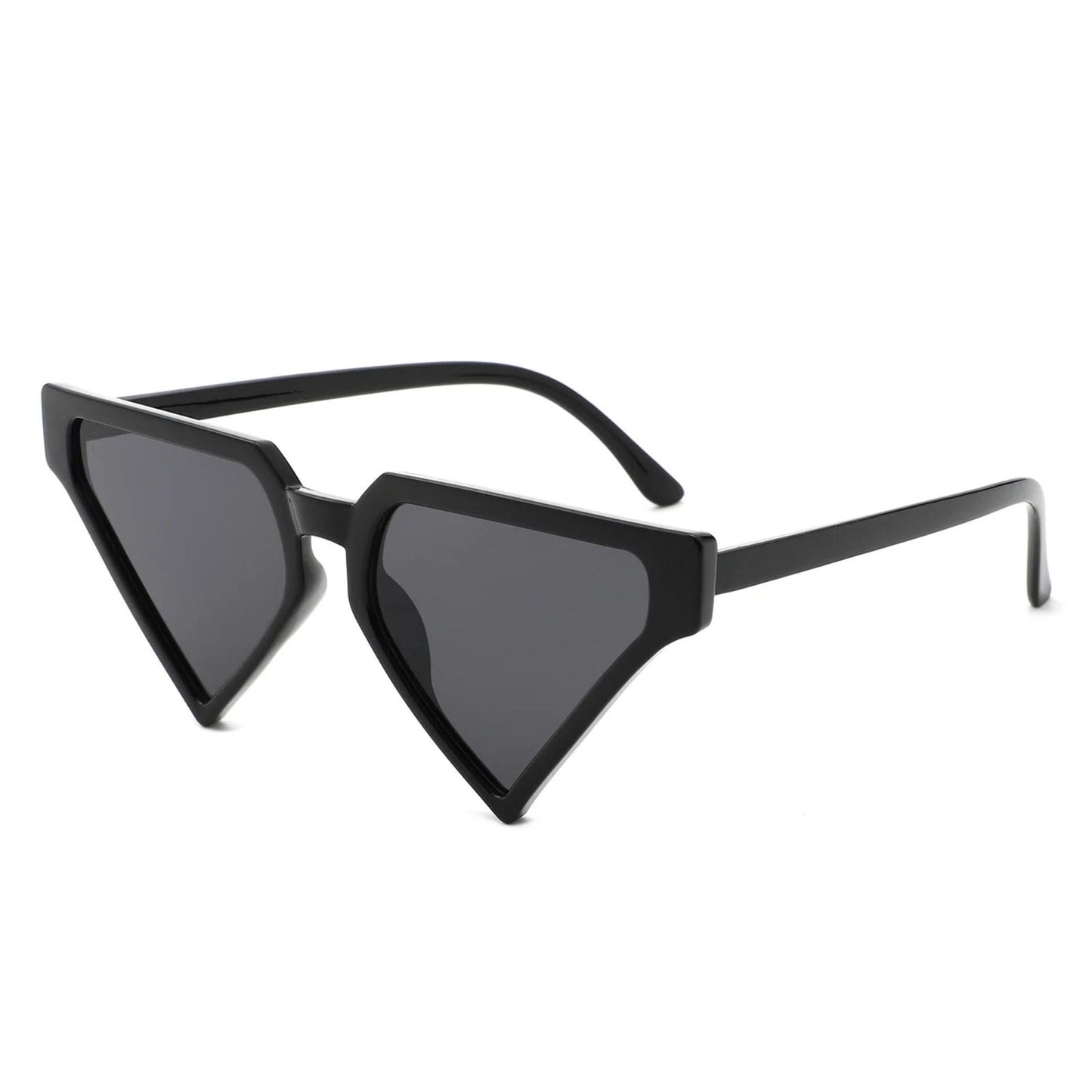 Sunglasses Black Triangle Pointed for Women