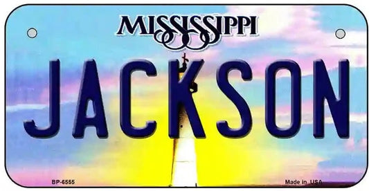 Jackson Mississippi  Bicycle License Plate