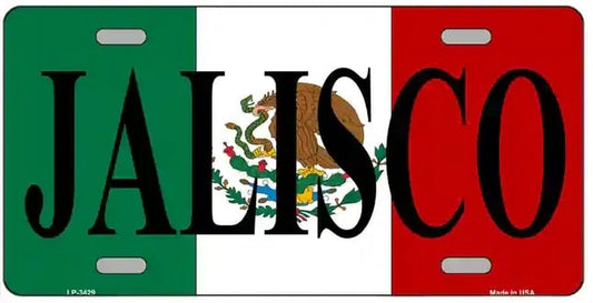 Jalisco Mexico Metal Novelty License Plate