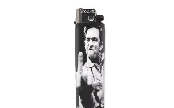 Johnny Cash Middle Finger Disposable Lighter