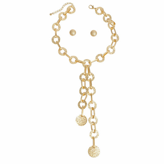 Chain Necklace Gold Long Y Necklace for Women