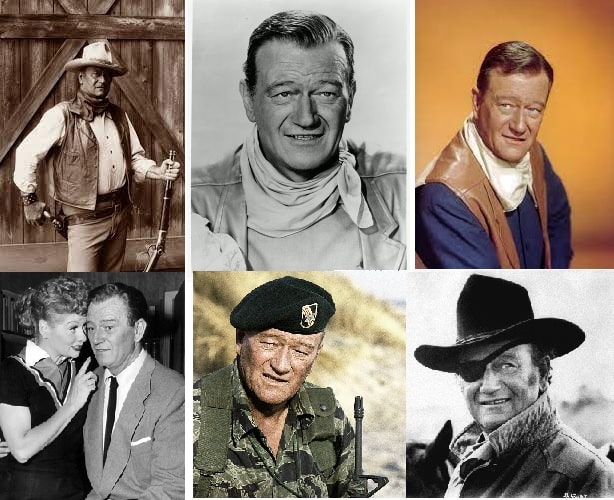 John Wayne Collage