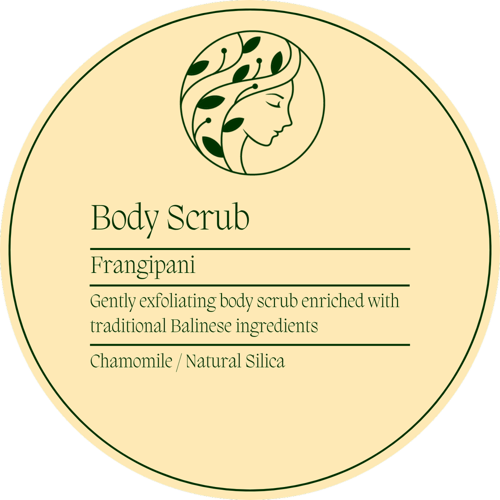 Handmade Balinese Exfoliating Body Scrub (Vegan Options) 80gm