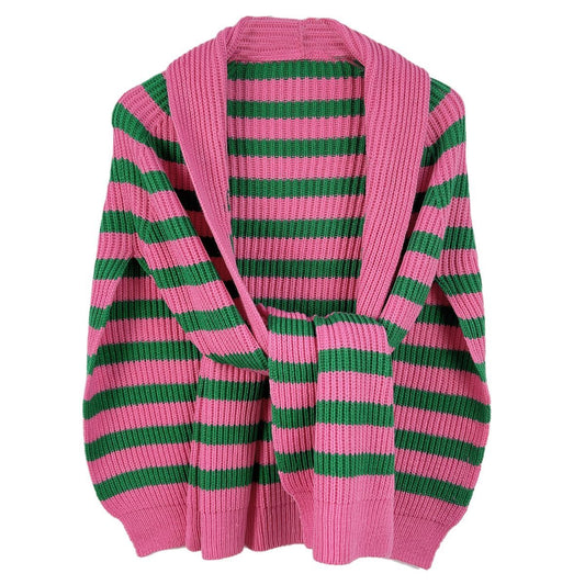 AKA Pink Green Sweater Scarf