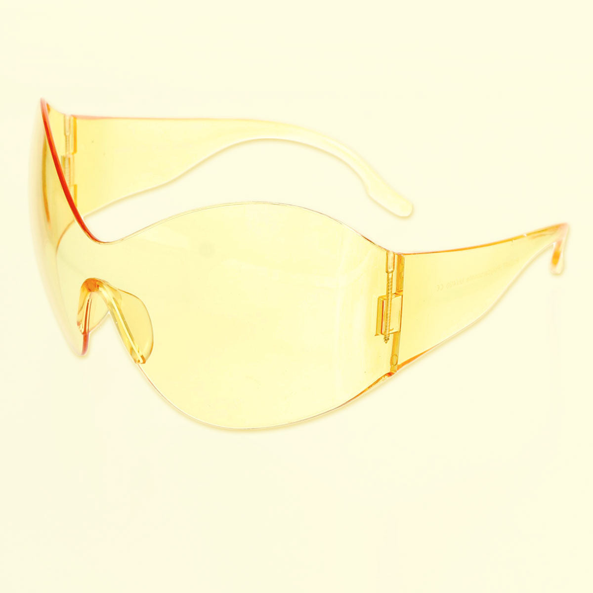 Sunglasses Butterfly Mask Yellow Eyewear for Women