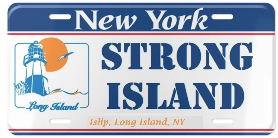 Long Island NY Strong Island License Plates