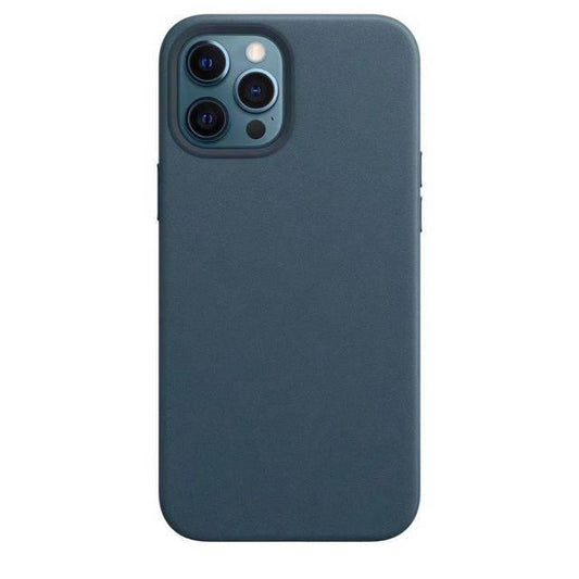 Blue phone case on a white background