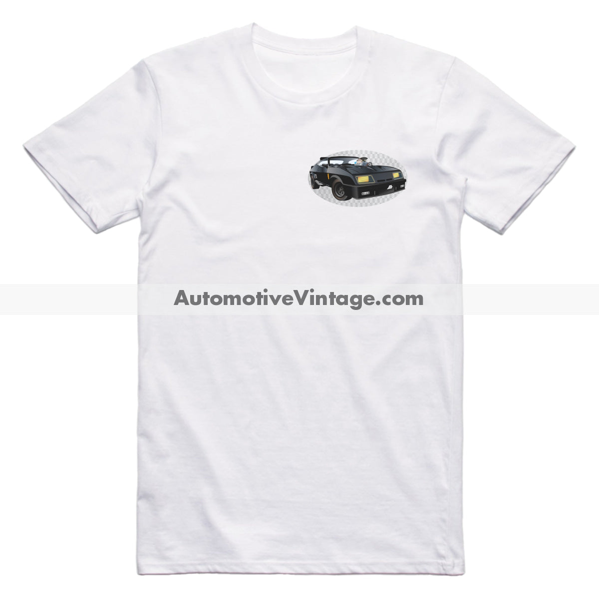 Mad Max Interceptor Famous Car Chest Logo T-shirt