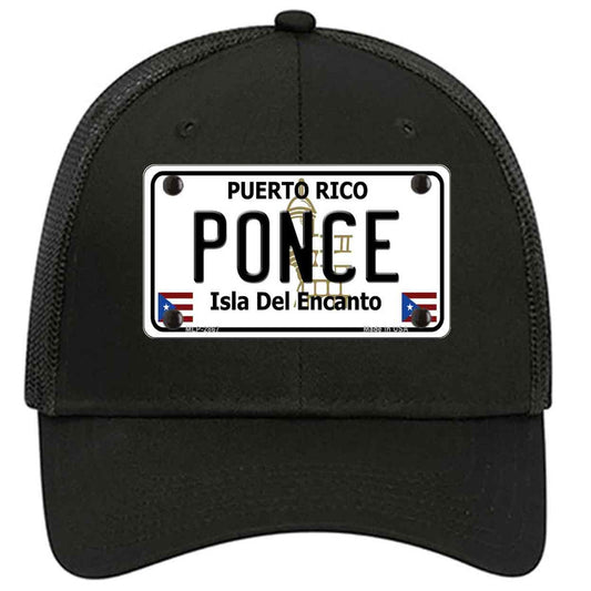 Ponce Puerto Rico license Plate Baseball Cap Hats