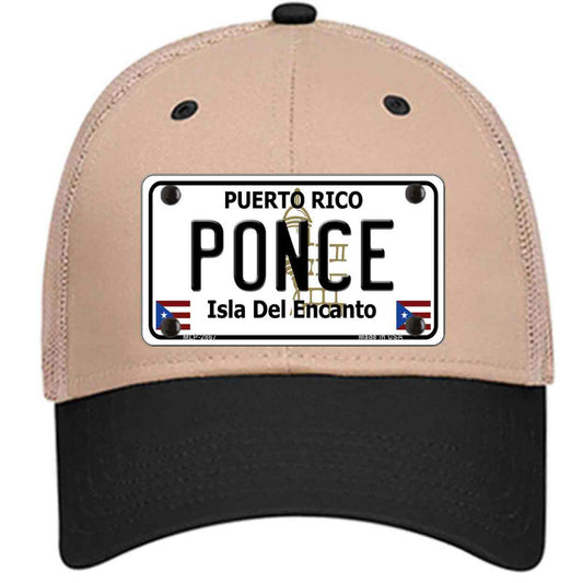 Ponce Puerto Rico license Plate Baseball Cap Hats