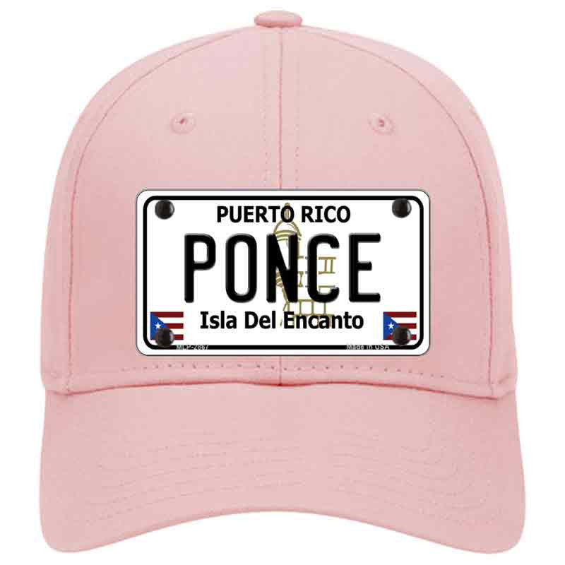 Ponce Puerto Rico license Plate Baseball Cap Hats