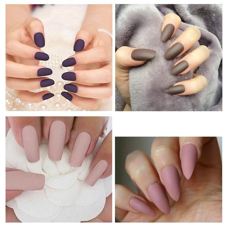 Matt Nail Polish UV/LED Gel 10ml Long Lasting Gorgeous Matt Effect Fashion Design For Womens