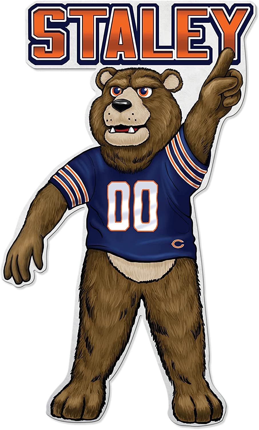 Staley Chicago Bears Pennant Mascot Logo