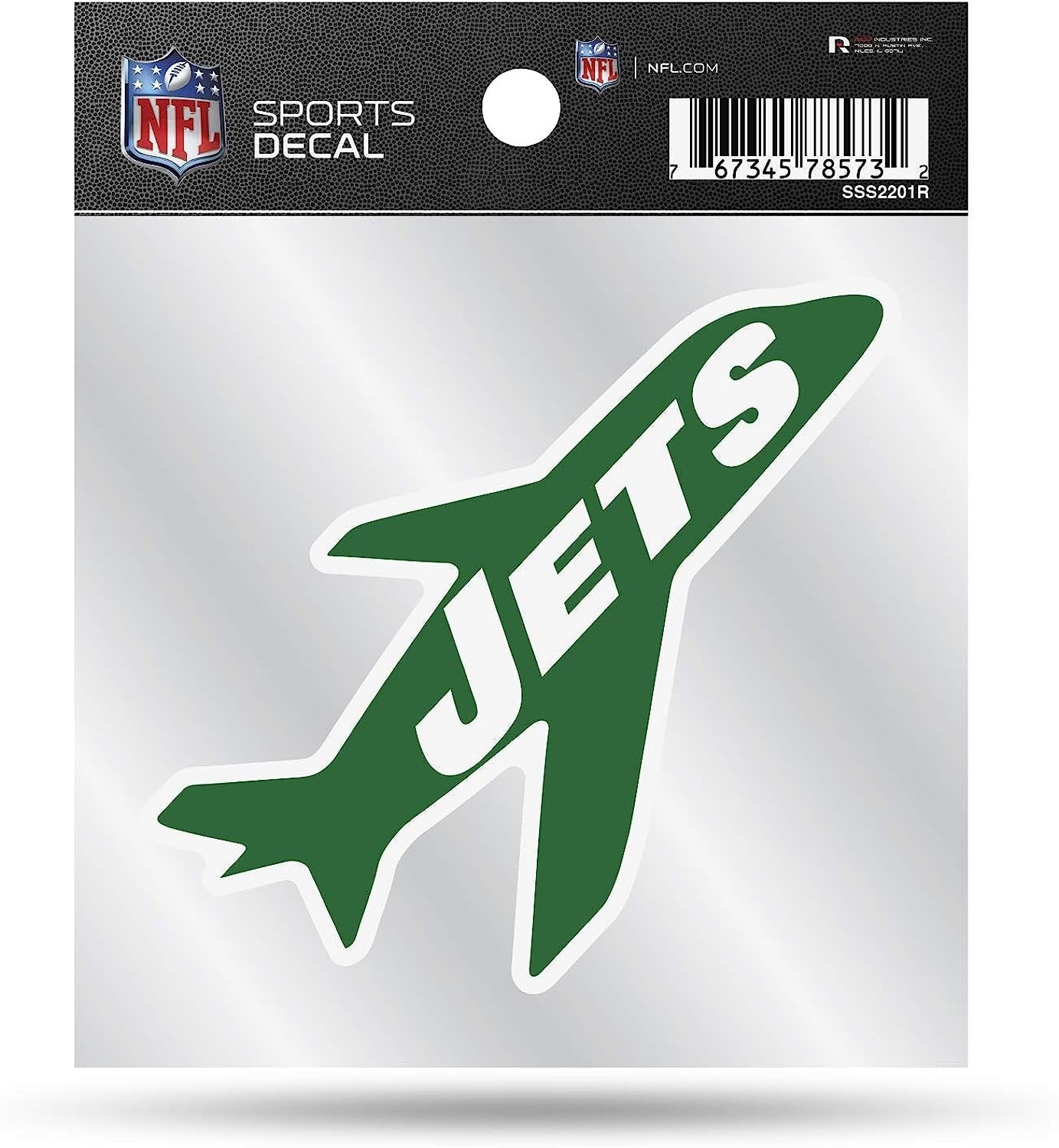 New York Jets 4x4 Inch Die Cut Decal Sticker