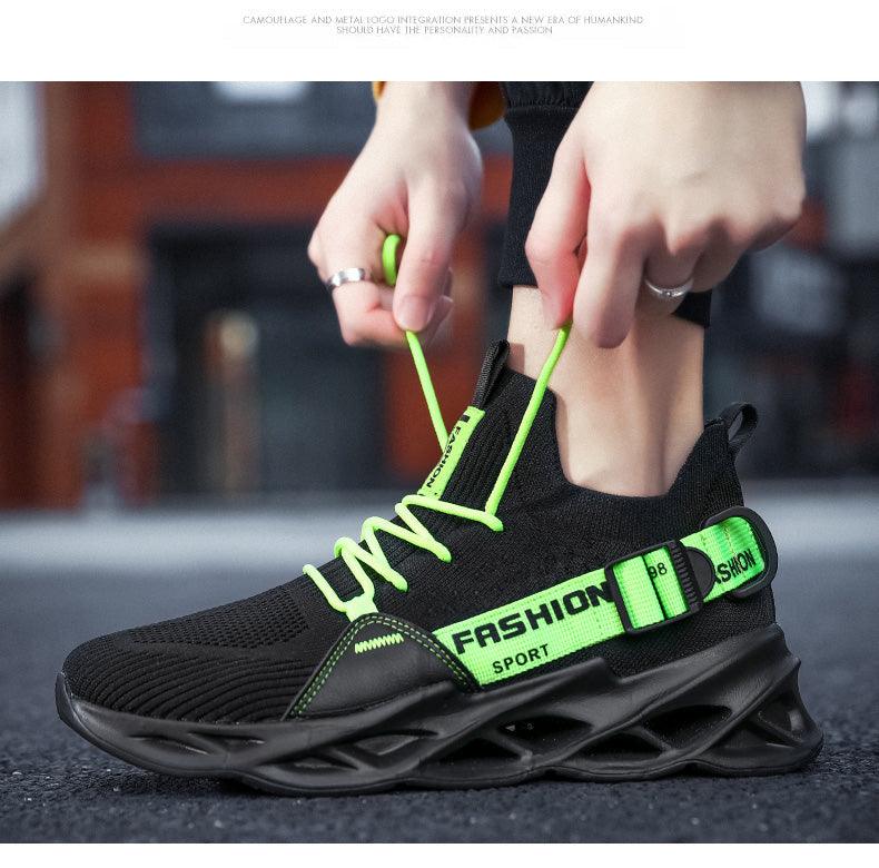 Men Fashion Breathable Sneakers Running Lightweight Casual Sport Shoes Slip On Breathable Walking Shoes Ultra Lightweight Casual Sport Gym Fashion Sneakers