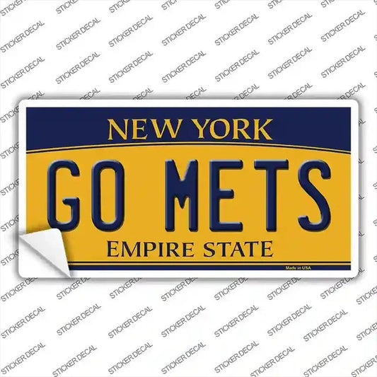 Go Mets Bumper Sticker