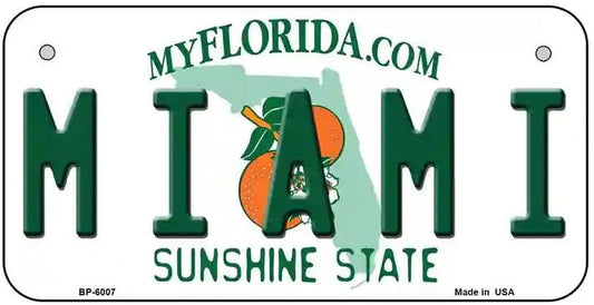 Miami Florida Bicycle License Plate