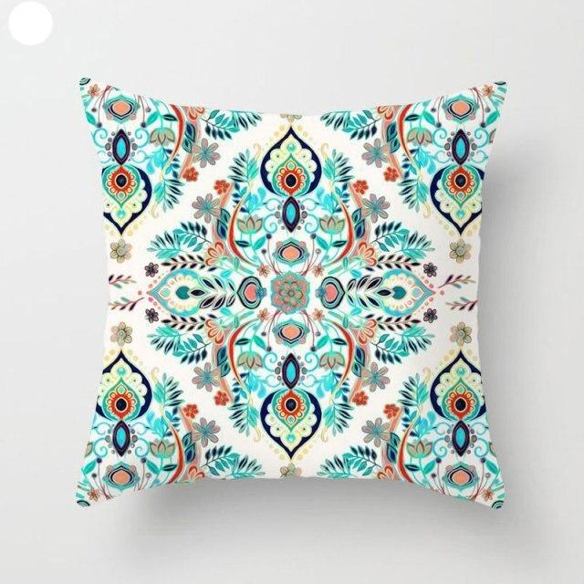 Mint Green Cushion Cover Pillowslip Home Supplies Decorative Fresh Mint Green Gray Watercolour Stripes Generic Solid Decorative Bedroom Pillow Cases Covers Pillow Case Simple Living Room