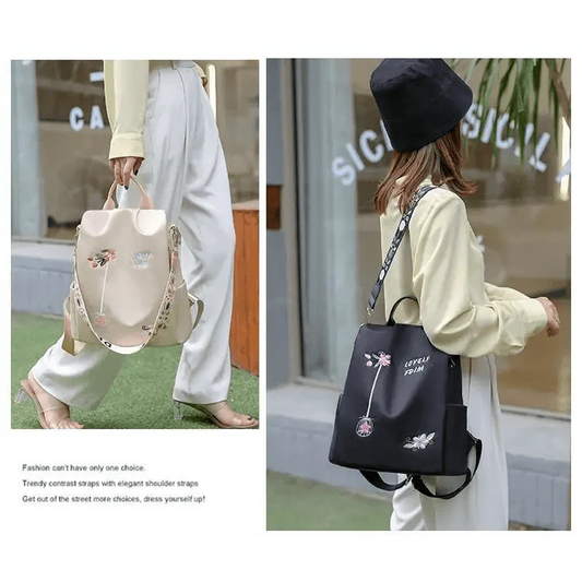 Modern Elegant  Waterproof Women's Backpack Fashionable Anti-theft Women Backpacks Nice Print School Bag High Quality Large Capacity Backpack