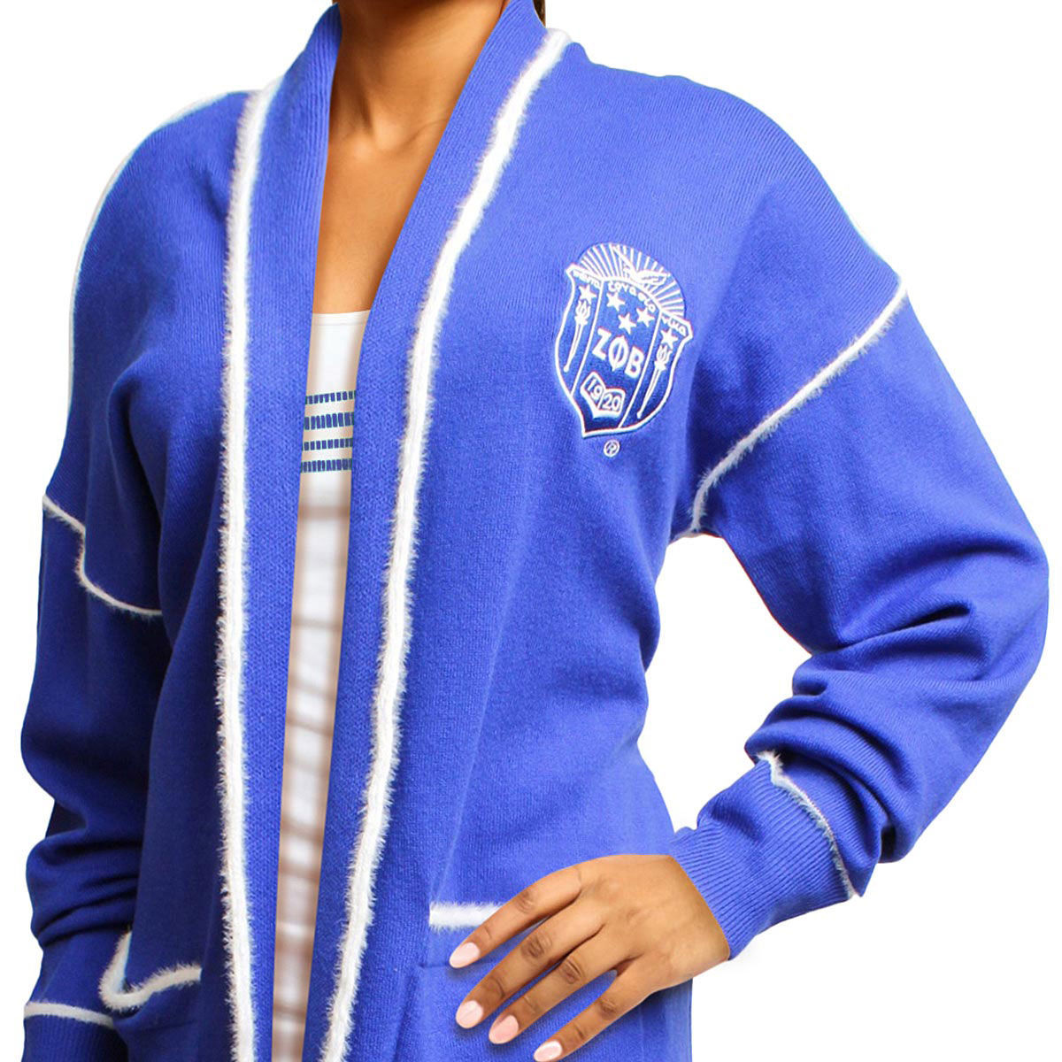 ZPB Sorority Small Long Duster Cardigan for Women