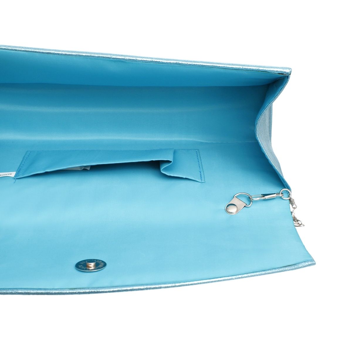 Evening Clutch Aqua Floral Long Envelope Bag Women