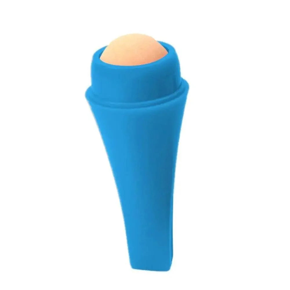 Natural Reusable Oil Resistant Facial Tool Roller Oil Control Rolling Stone Women Makeup Face Skin Care Tool Facial Cleaning Oil Absorption Roller On Ball Suitable for Traveling At Home Or Going Conduct For Facial Massage