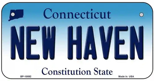 New Haven CT Bicycle License Plate