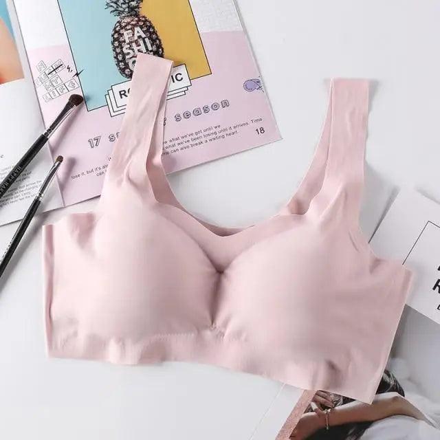 New Incredible Seamless Sports Bra Women's Padded Push Up Sports Yoga Top Shockproof Plus Size Gym Workout Bra U Back Sports Vest
