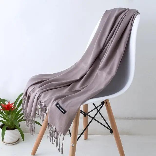 New Stylish Winter Scarf For Ladies Shawls And Wraps Neck Scarves Women Female Stoles Casual Wear Pashmina Scarf and Shawl Soft Women Pashminas