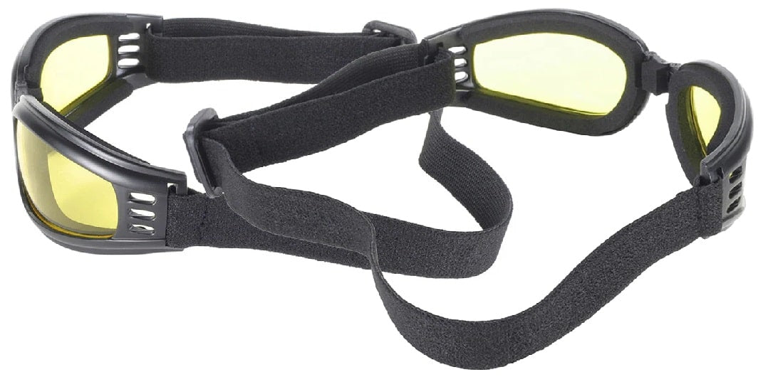 Secondary Image Nomad Goggles Black Frame With Yellow Lens