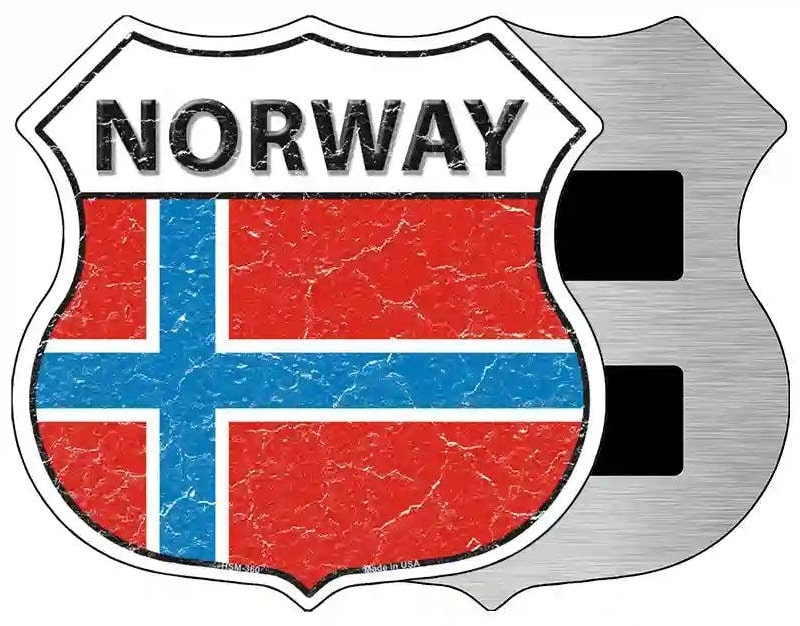 Norway Highway Shield Magnet